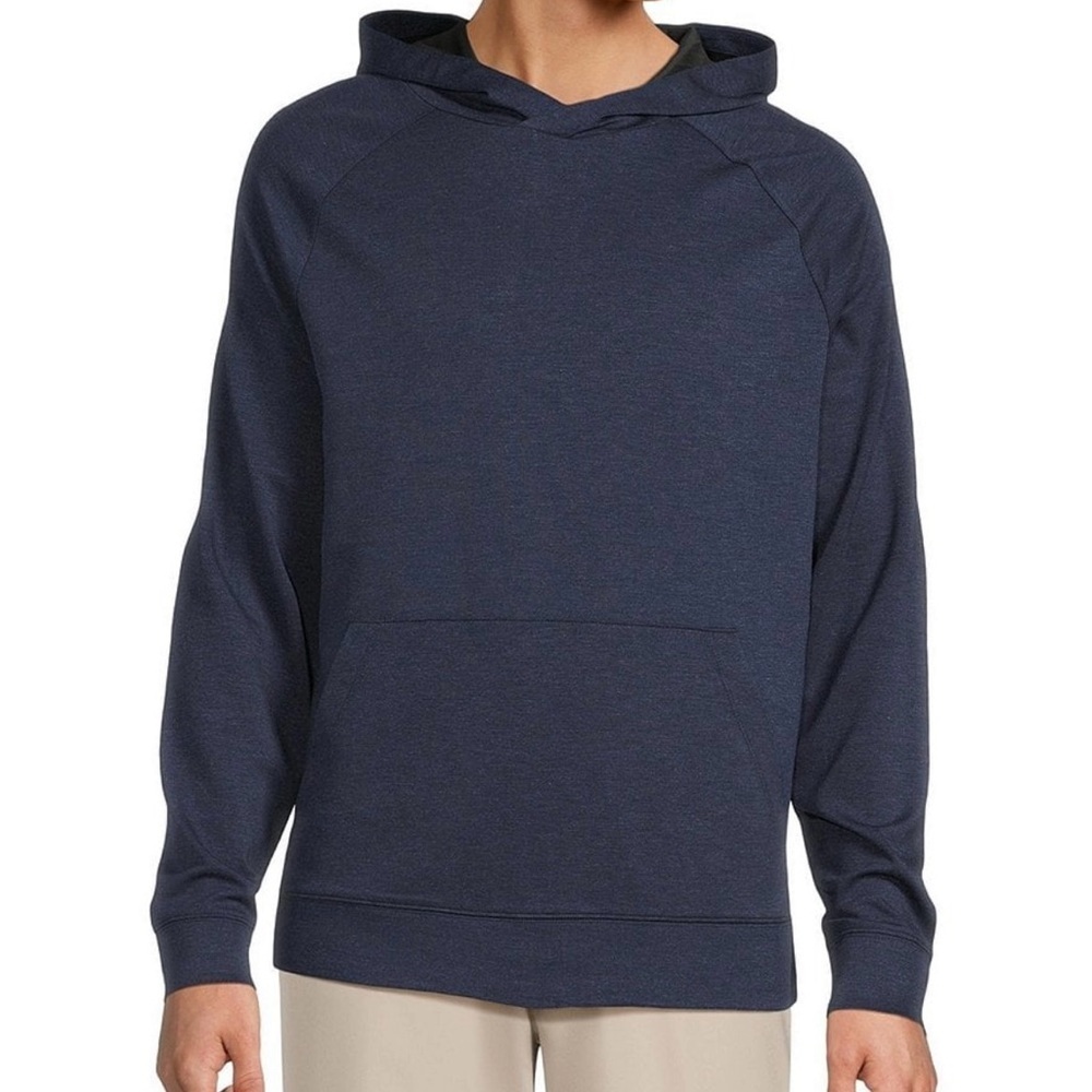 Roundtree & Yorke Men's Dark Navy Hooded Pullover